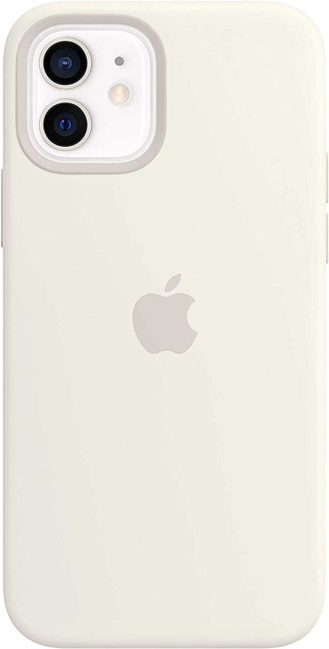 Apple Silicone Case with MagSafe (for iPhone 12 | 12 Pro) - White | Amazon (US)