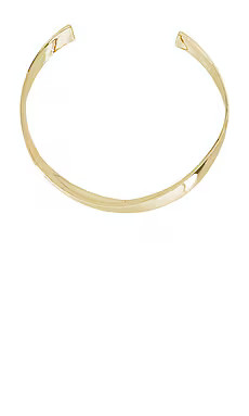 SHASHI Asymmetrical Necklace Cuff in Gold from Revolve.com | Revolve Clothing (Global)