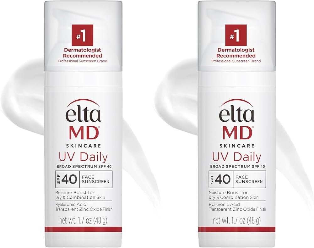 EltaMD UV Daily SPF 40 Face Sunscreen Moisturizer with Zinc Oxide, Daily Face Moisturizer with SP... | Amazon (US)