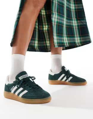 adidas Originals Handball Spezial trainers in green cord | ASOS (Global)