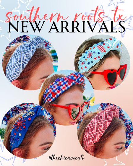 New Patriotic Brianna Cannon Headbands available now at Shop Southern Roots Tx! 

I need them all! Great for Memorial Day or Fourth of July! Show off your patriotic spirit with a fun headband! 

#LTKstyletip #LTKSeasonal #LTKunder100