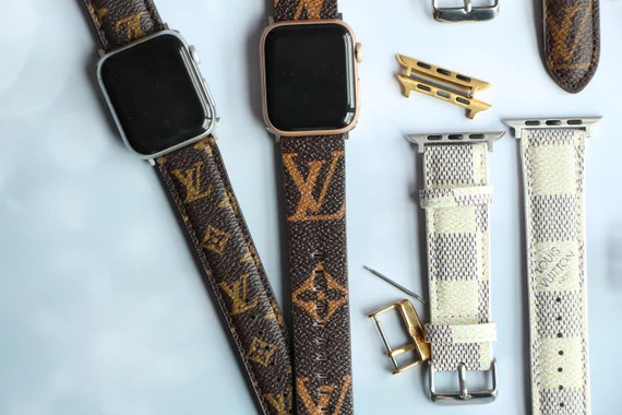 Handmade Apple Watch Band Leather Apple watch series 6 5 4 3 2 1 38/40mm 42/44mm custom | Etsy (US)