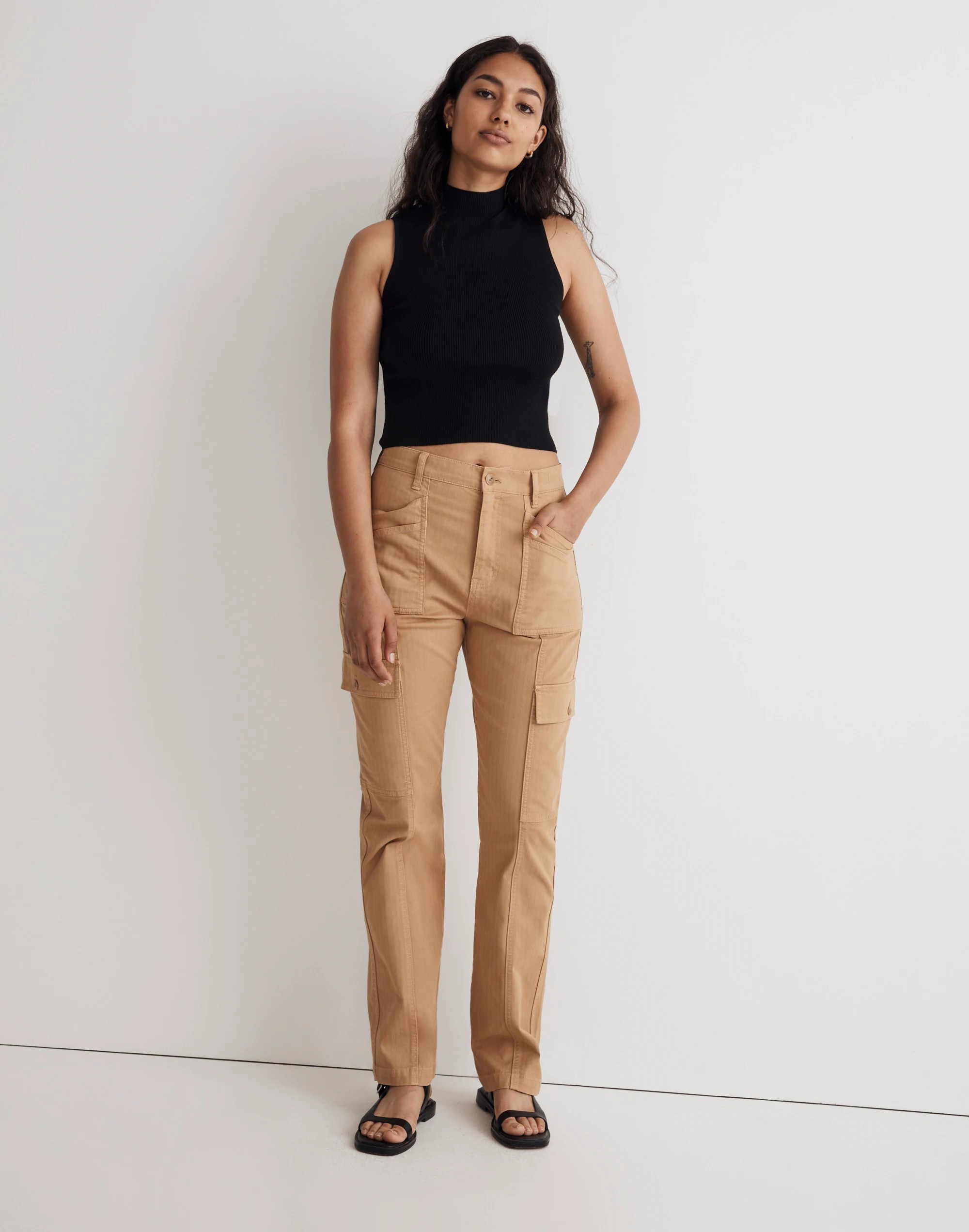 The Curvy Garment-Dyed '90s Straight Cargo Pant | Madewell