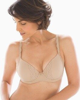 Full Coverage Lace Trim Bra | Soma Intimates