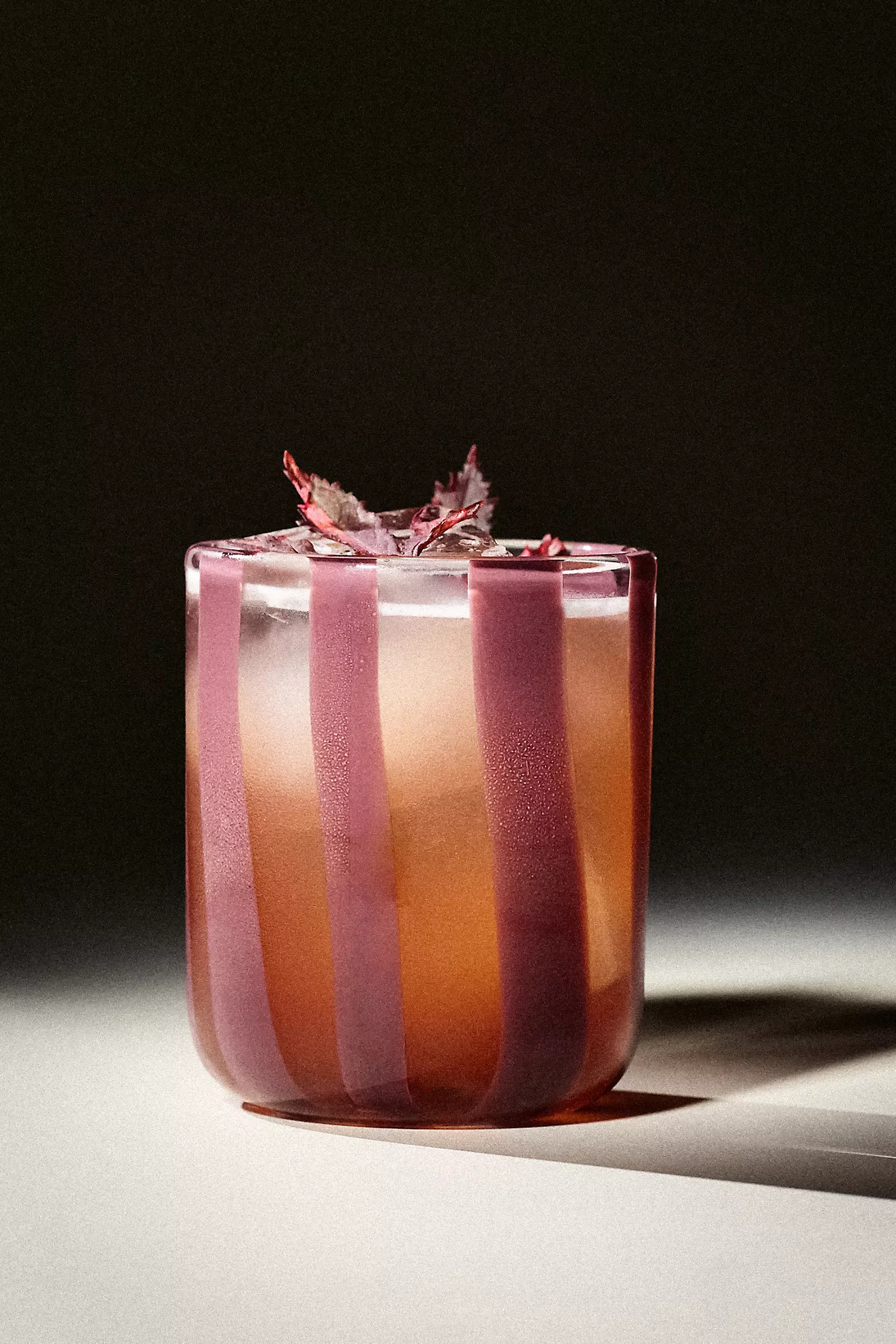 The Ribbon Stripe Juice Glass | Anthropologie (US)