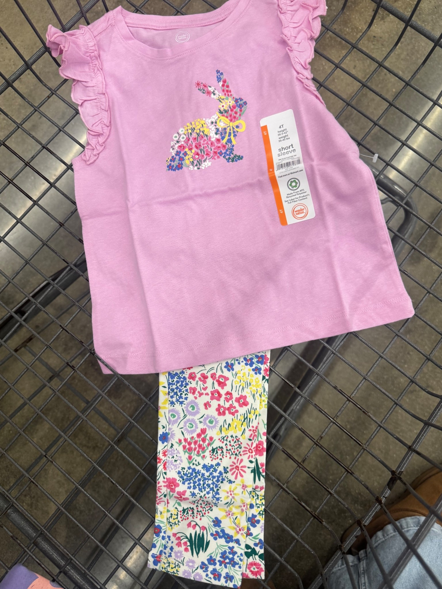 How cute is this for Easter?! I hate how you never know what the weather might be!  There is a long sleeve option also!   