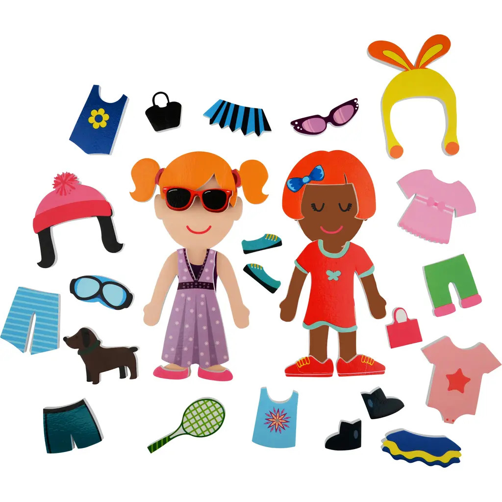 Buddy & Barney Dressing Up Bath Time Stickers in Multicolored at Nordstrom | Nordstrom