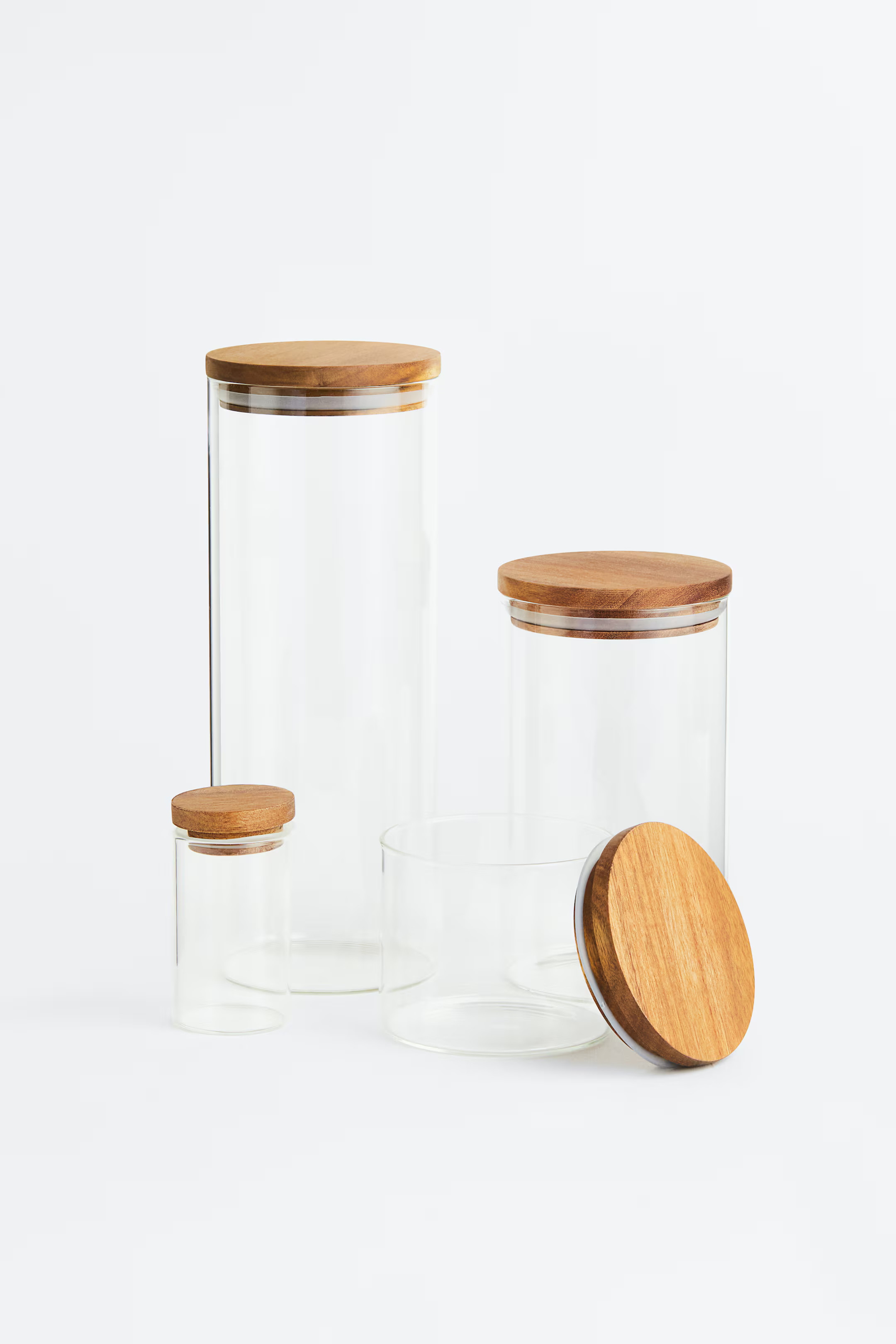 Glass jar with lid | H&M (UK, MY, IN, SG, PH, TW, HK)