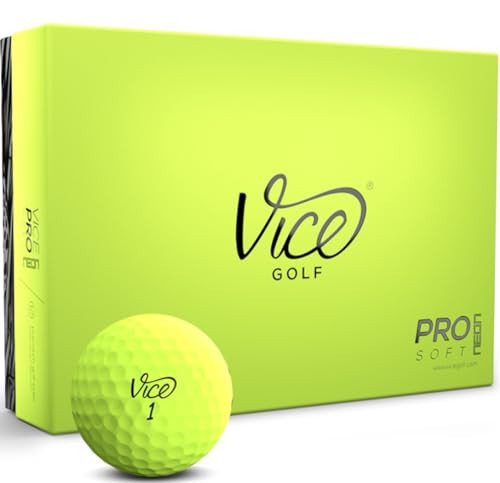 Vice Pro Soft Golf Balls, Lime (One Dozen) | Amazon (US)