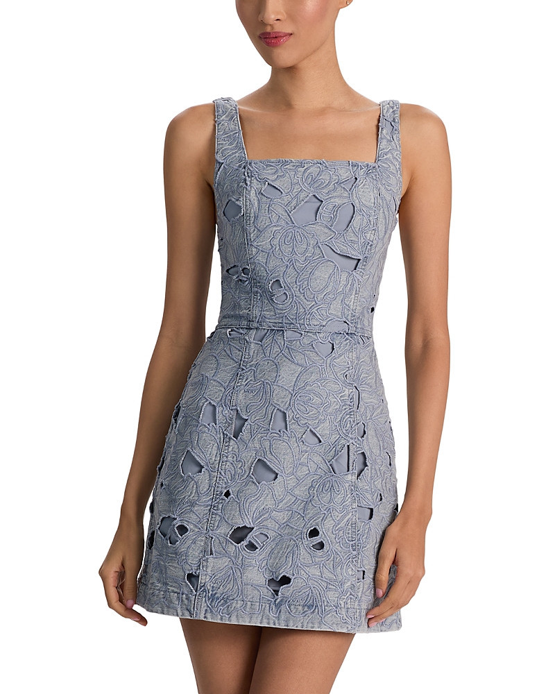 Alice and Olivia Maryann Embroidered Eyelet Dress | Bloomingdale's (US)