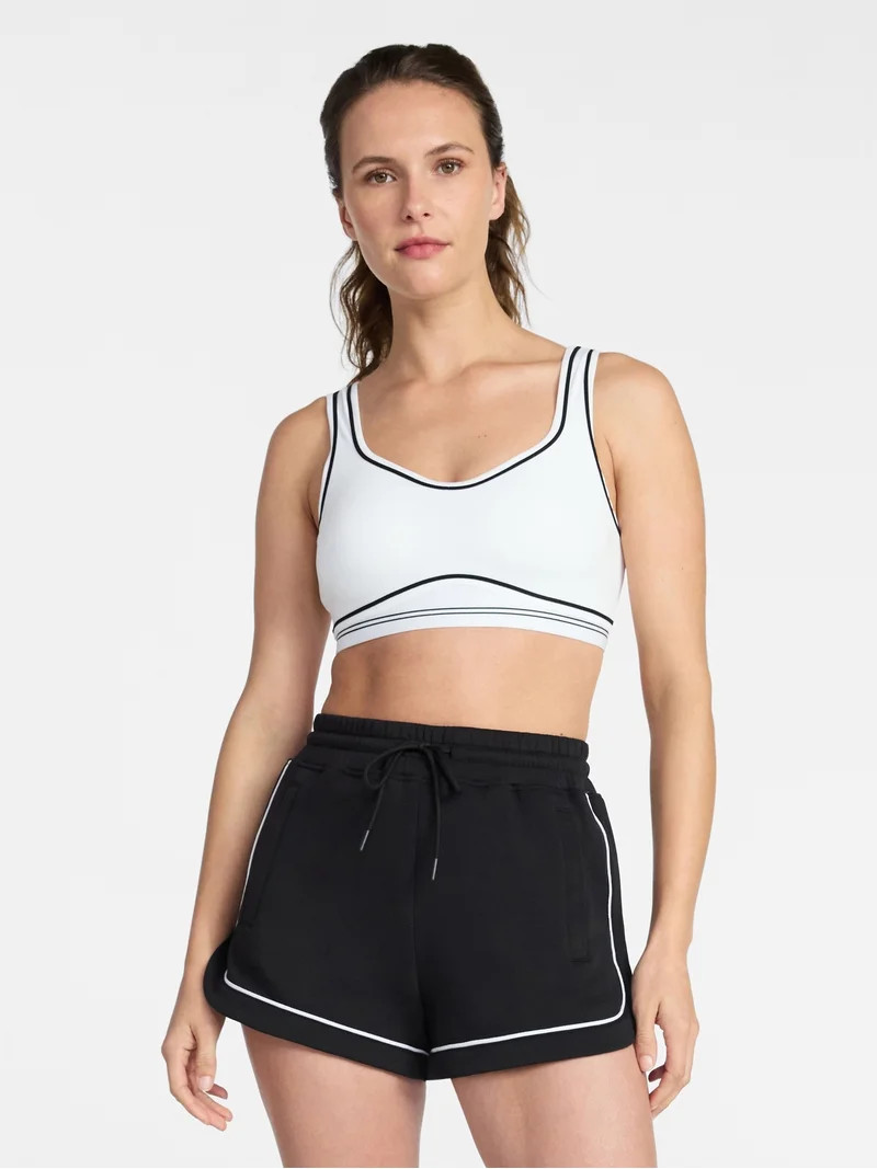 Avia Women's Contour Stitch Sports Bra, Sizes XS-XXXL | Walmart (US)