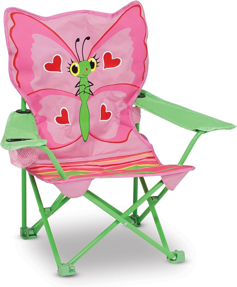 Melissa & Doug Bella Butterfly Child's Outdoor Chair (Frustration-Free Packaging) | Amazon (US)