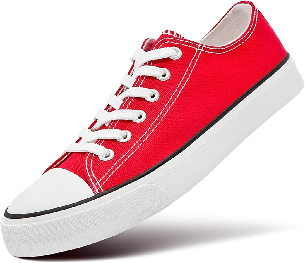 ZGR Women's Canvas Low Top Sneaker Lace-up Classic Casual Shoes for Women | Amazon (US)