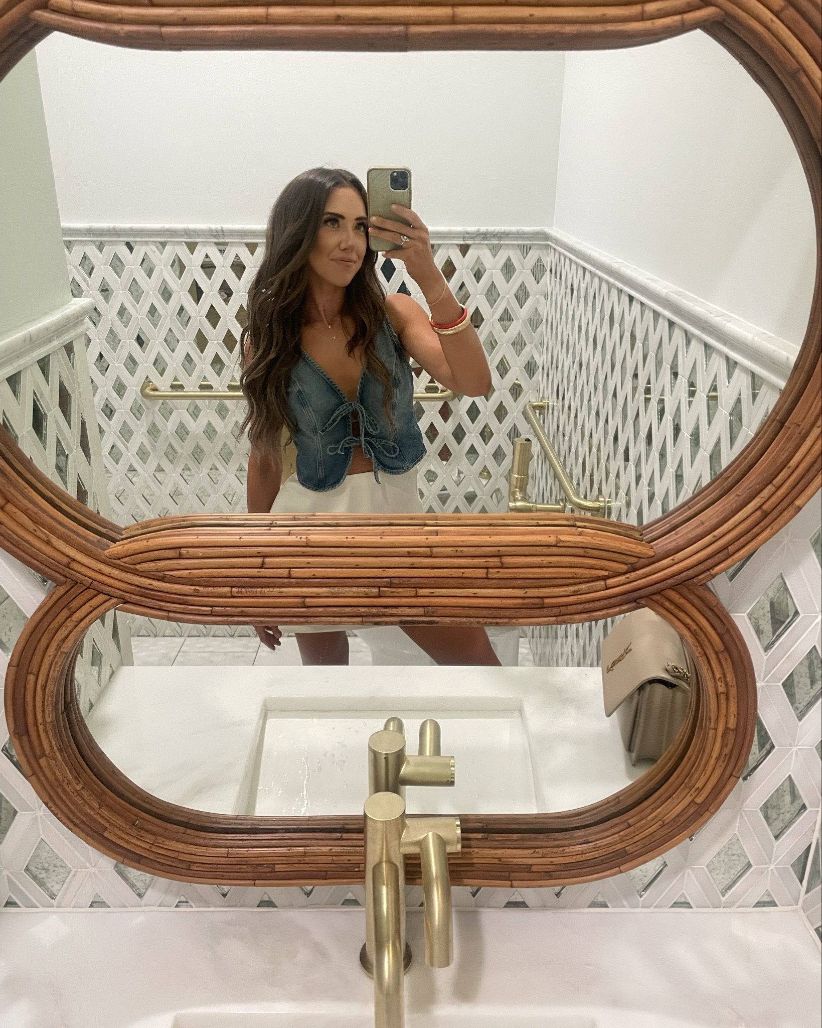 This tie front denim vest is everything! So versatile and could be paired with so many different bottoms. Perfect for date night or a casual country concert 🤠👢

I didn’t purchase on SHEIN- my original best is from Target, but the SHEIN has the same product image as the Wild Fable one from Target. I have it in this denim wash and a dark grey wash 🖤

#LTKFindsUnder50
