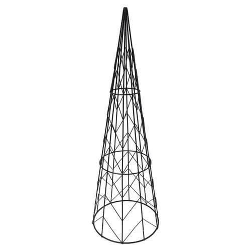 Holiday Time Black Metal Wire Cone Tree Christmas Outdoor Decor, 28Inch - Walmart.com | Walmart (US)