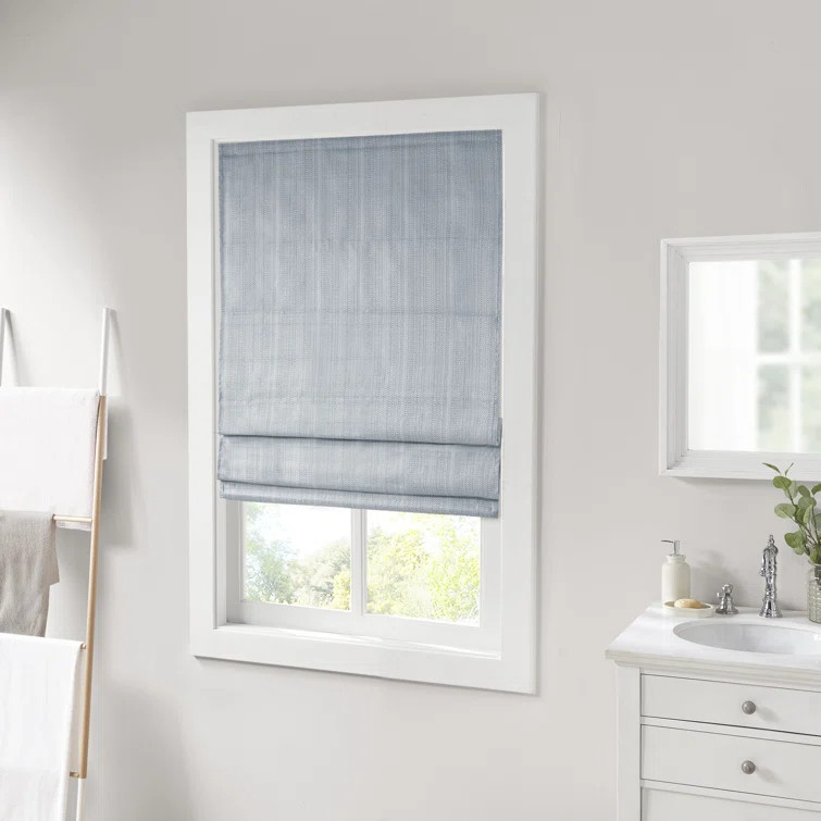 Galen Basketweave Room Darkening Roman Shade | Wayfair Professional