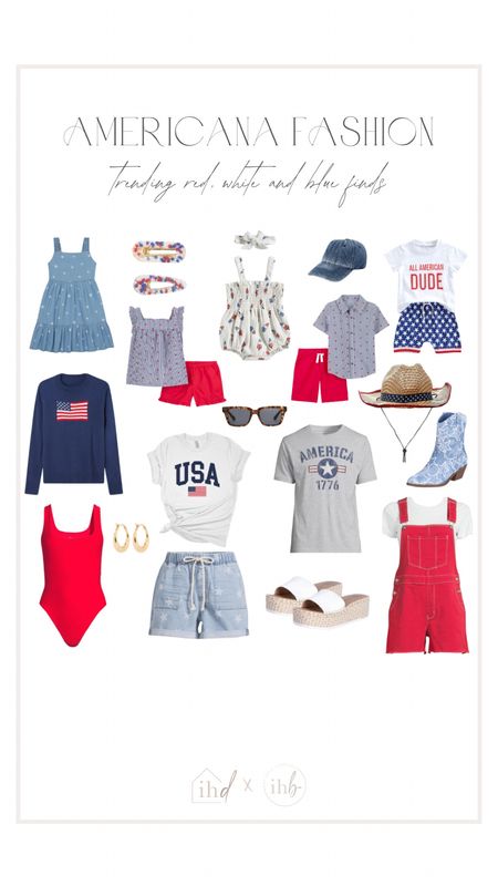 These trending red white and blue finds are all from @walmart and as perfect Americana Fashion to rock this Fourth of July! All of these items have a high sell out alert so if you like it and see it in your size order it asap!! 

#walmart #walmartfinds #walmarthome #walmartfashion

#LTKxWalmart #LTKStyleTip #LTKKids
