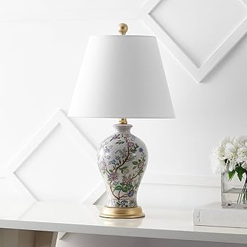 JONATHAN Y JYL3009A Grace 24" Floral LED Table Lamp Classic Cottage Bedside Desk Nightstand Lamp ... | Amazon (US)
