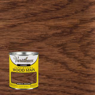 Varathane 1 qt. Special Walnut Classic Wood Interior Stain 339708 - The Home Depot | The Home Depot