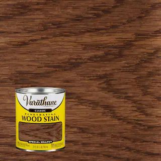 Varathane 1 qt. Special Walnut Classic Wood Interior Stain 339708 - The Home Depot | The Home Depot