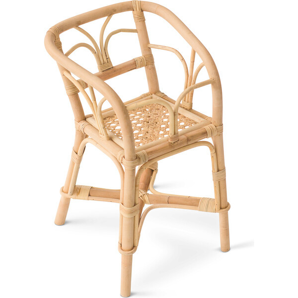 Rattan Doll High Chair, Natural | Maisonette