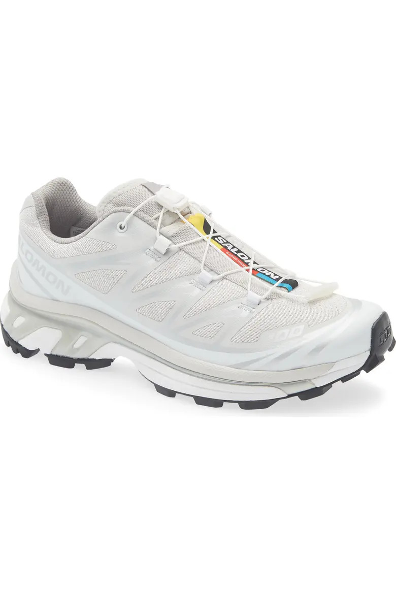 Salomon Gender Inclusive XT-6 Trail Running Shoe in White/Vanilla Ice/Plum at Nordstrom, Size 9 Women's | Nordstrom