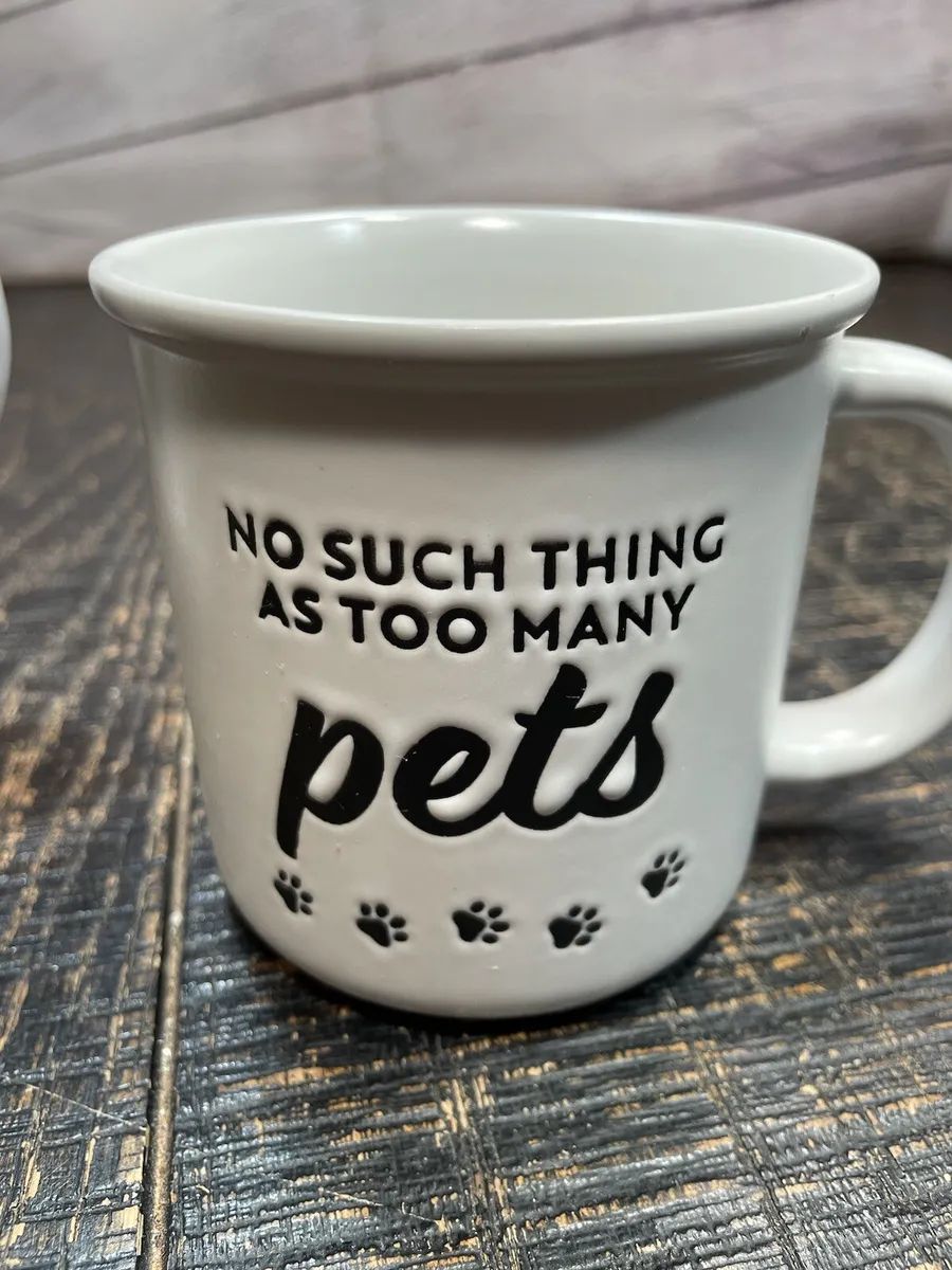 NO SUCH THING AS TO MANY PETS. Mug | eBay US