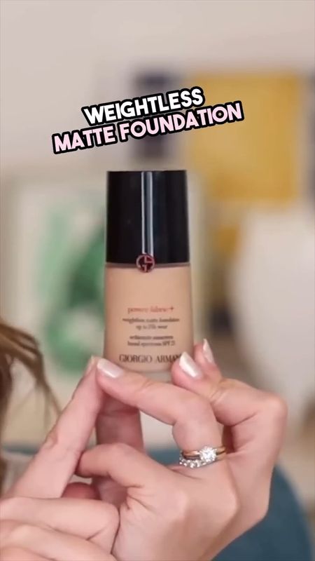 Weightless matte foundation - Armani beauty - Armani foundation - mature makeup finds - mature skin makeup favs - new foundation inspo - must have foundation

#LTKfindsunder100 #LTKover40 #LTKbeauty
