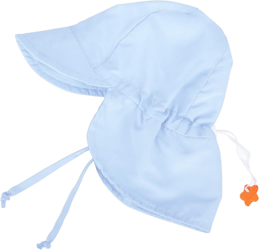 SimpliKids UPF 50+ UV Ray Sun Protection Baby Hat w/Neck Flap & Drawstring | Amazon (US)