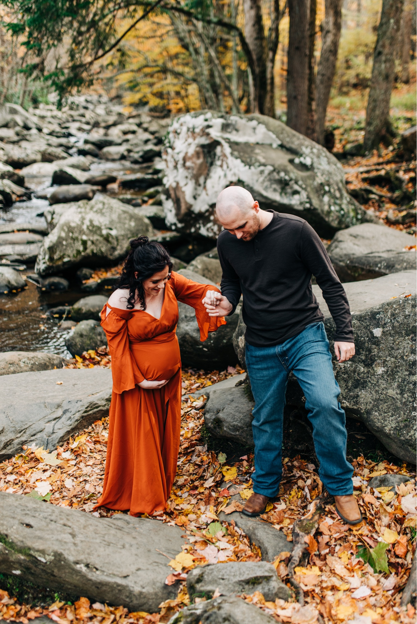 Maternity dress | pregnant dress | pregnancy dress | Maternity outfit | pregnant outfit | pregnancy outfit | Maternity | bump | pregnant | pregnancy | bump friendly | orange dress | maternity photoshoot | fall maternity | fall maternity photos | fall family photos 

#LTKBump #LTKFamily #LTKBaby