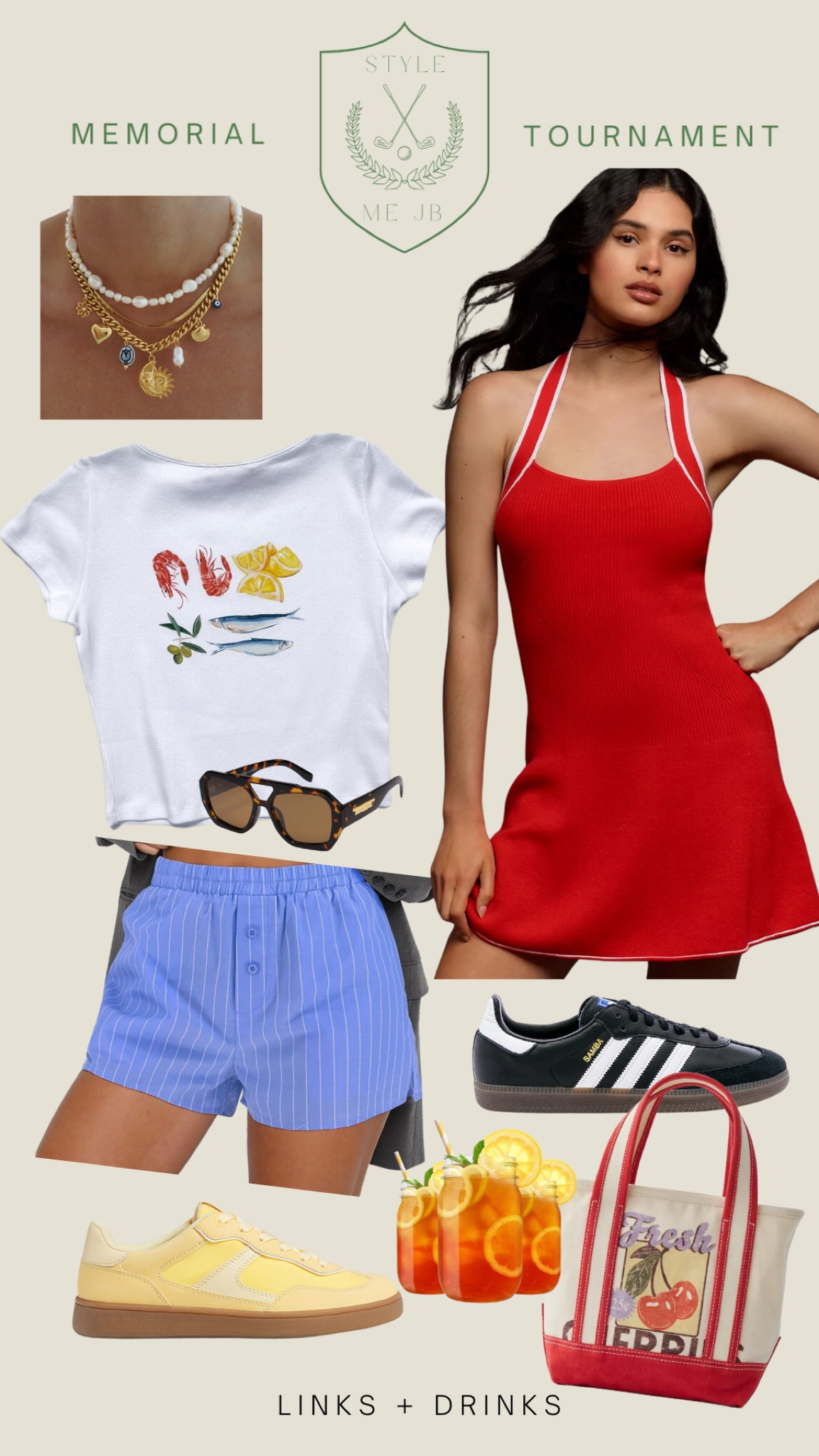STYLE ME JB: COUNTRY CLUB — for the gals just there to see and be seen {and drink ofc} ⛳️🕶️🍹

#LTKSeasonal #LTKFindsUnder100