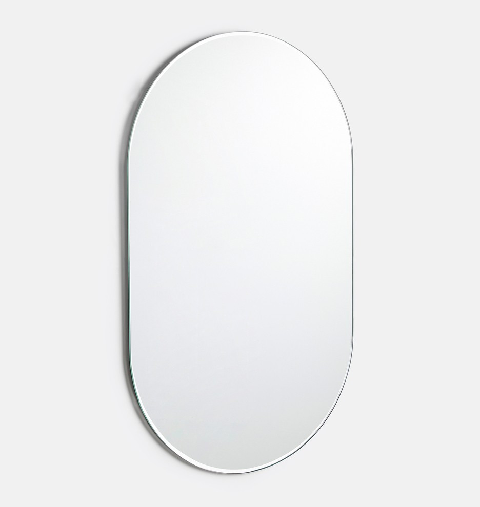 Frameless Pill Mirror | Rejuvenation