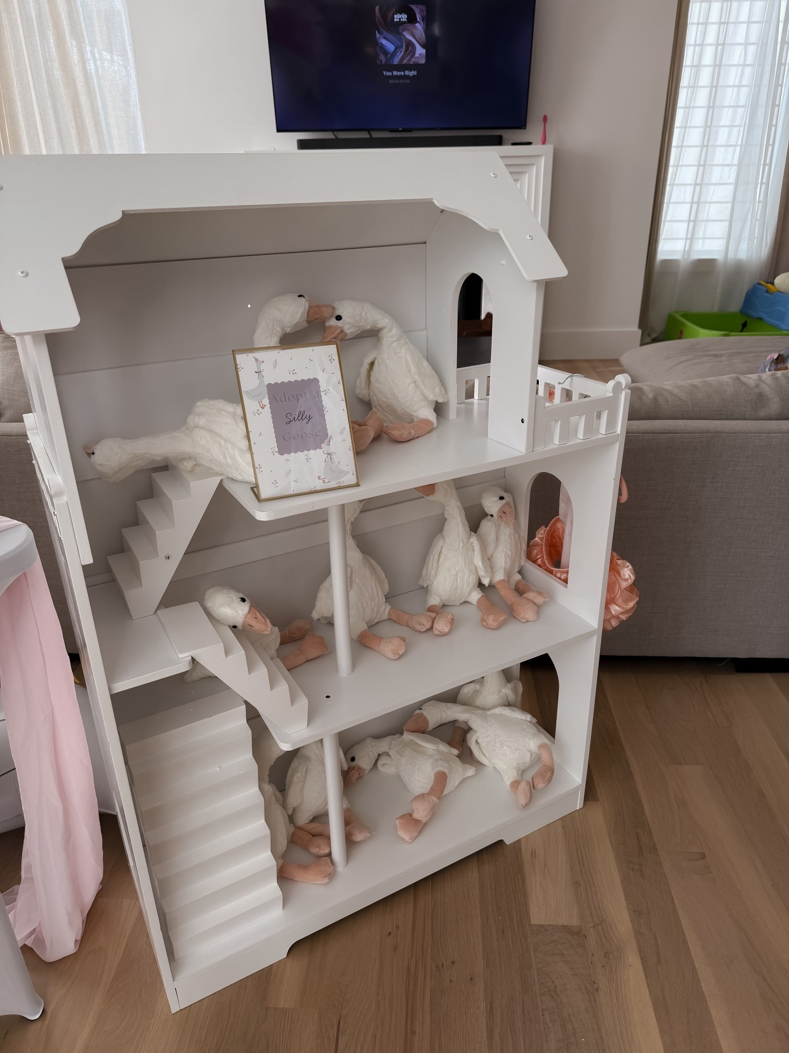 The cutestest doll house / bookshelf! This is perfect for dolls, stuffies, books anything!! 

Also, perfect for an adopt a goose station at a silly goose birthday party! 

#LTKFamily #LTKHome #LTKKids