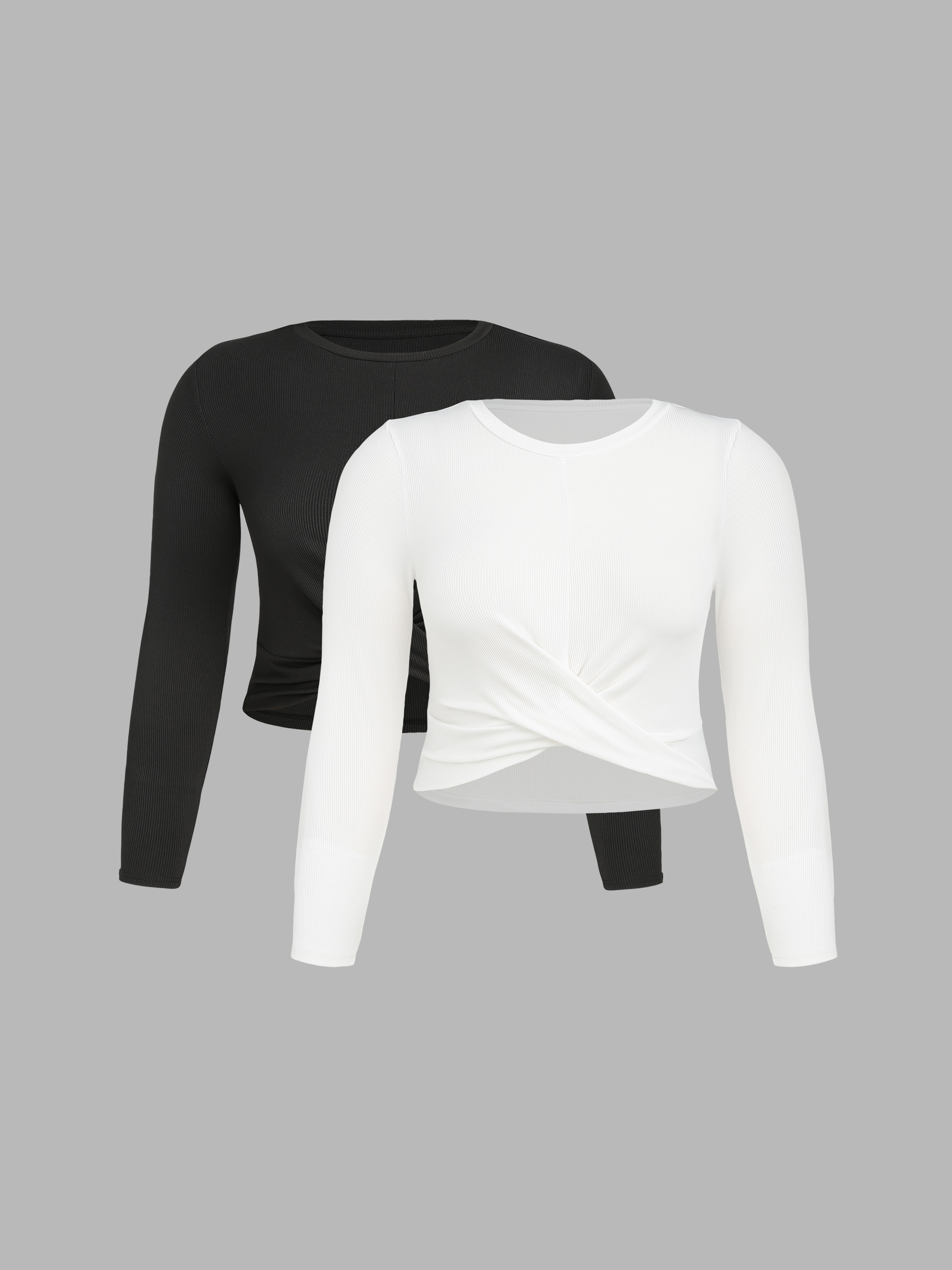 Jersey Solid Jersey Crop Top Curve & Plus For Work Daily Casual Home Coffee Shop | Cider