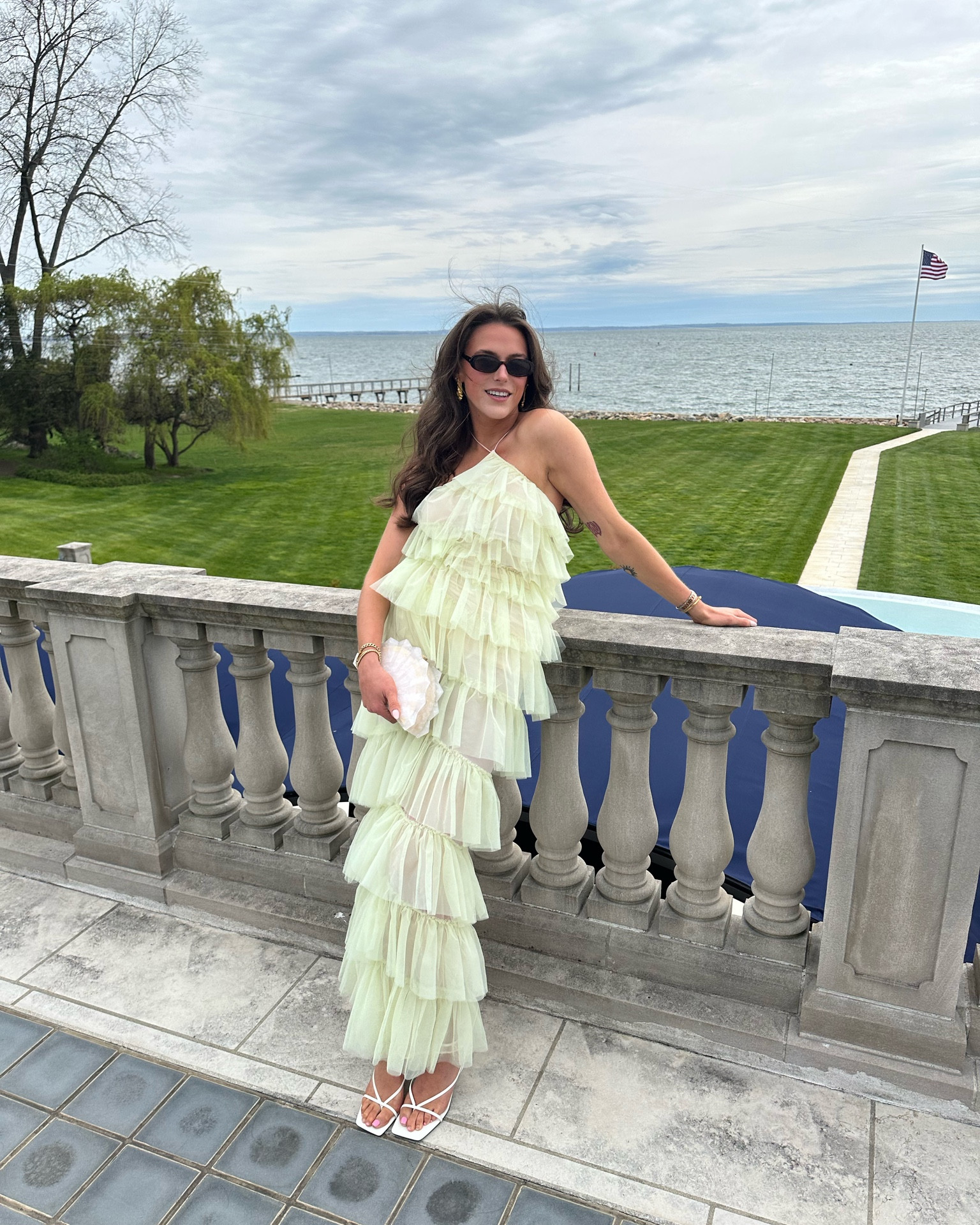Great wedding guest dress, I felt like a key lime cupcake 

#LTKshoecrush #LTKparties #LTKwedding
