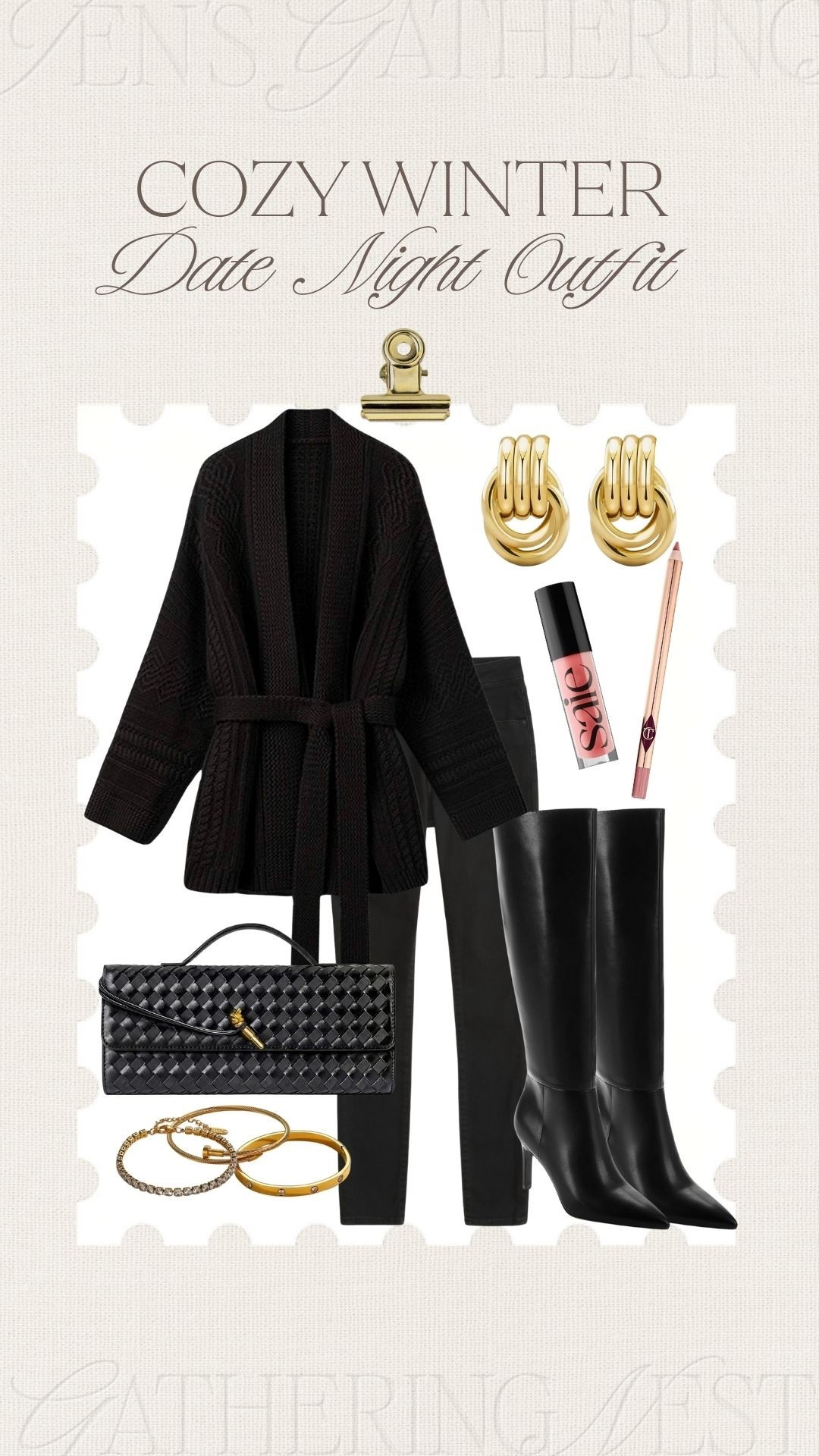 Cozy date night look 🤎

#winter #winterfashion #amazon #datenight #boots #purse #clutch #sweater 

#LTKootd #LTKValentine #LTKSeasonal