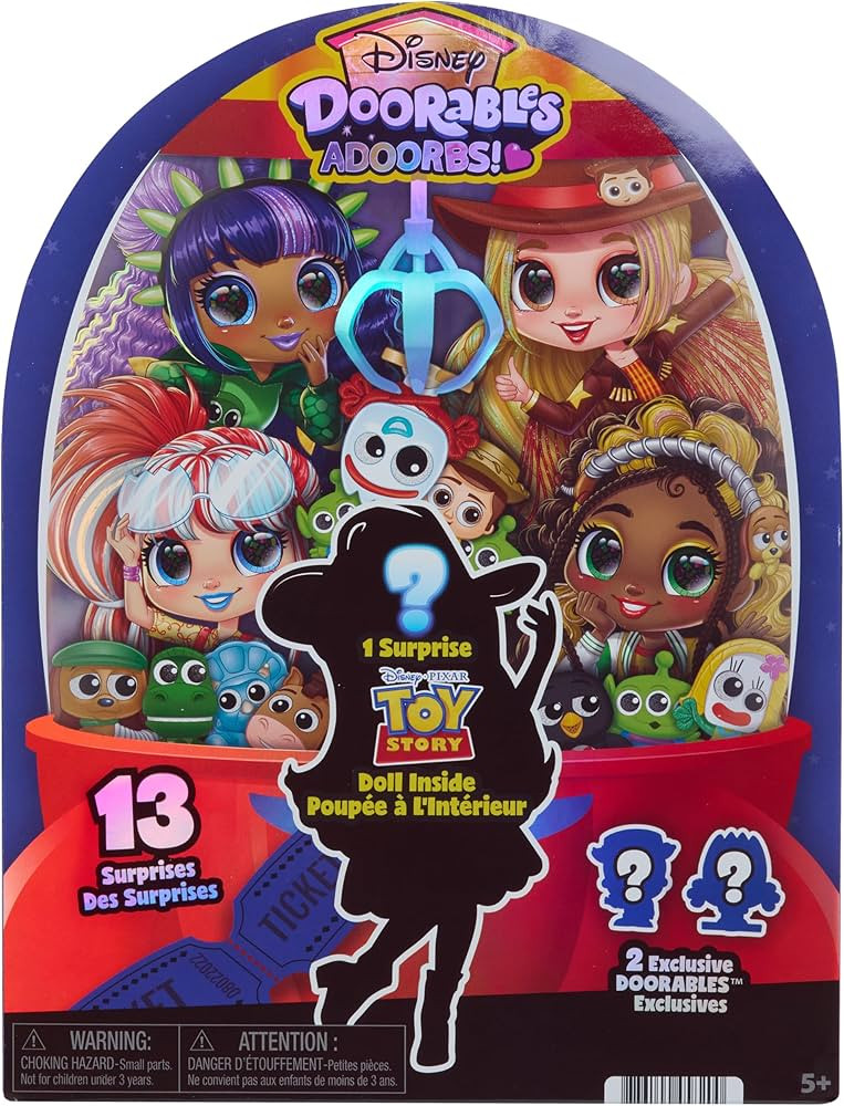 Disney Doorables ADOORBS Toy Story Superfan Doll, UNbox 10 Mini Accessories, 2 Exclusive Figures,... | Amazon (US)