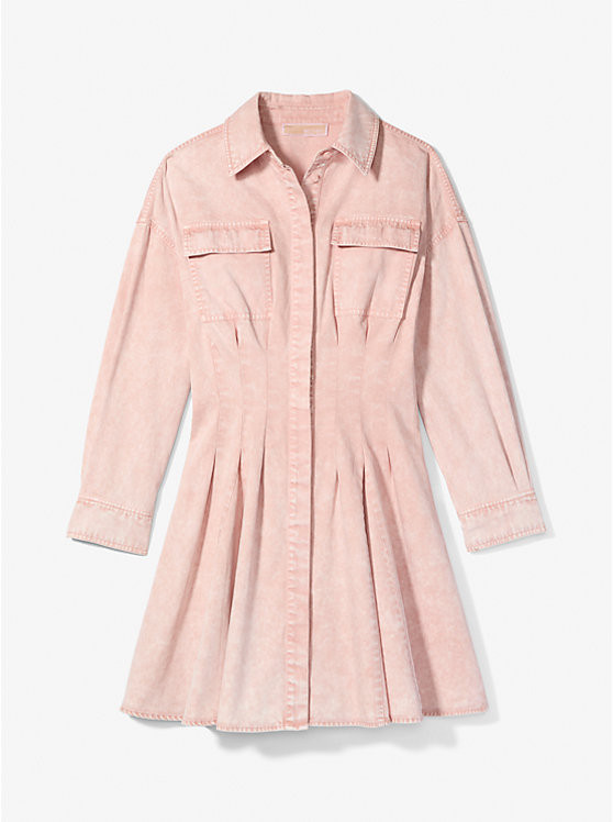 Garment-Dyed Denim Shirtdress | Michael Kors US