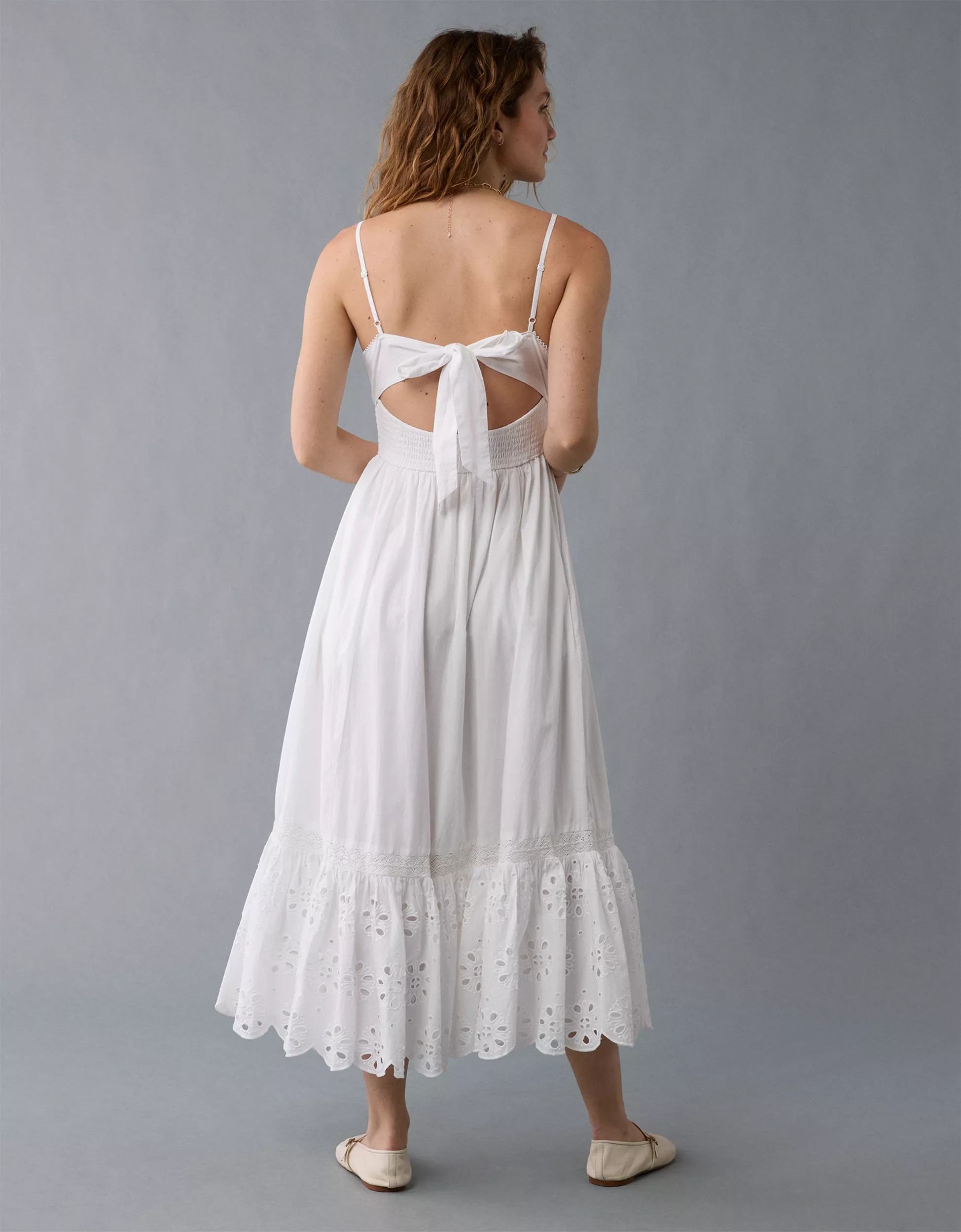 AE Catie Corset Midi Dress | American Eagle Outfitters (US & CA)