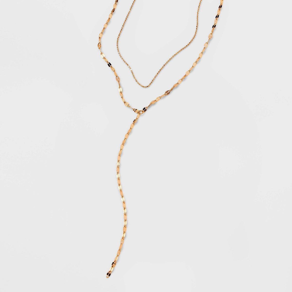 Y-Line Necklace Set 2pc - Universal Thread™ Gold | Target