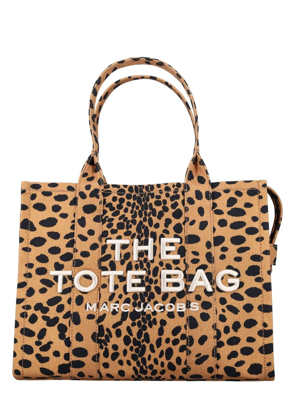 Marc Jacobs Women's The Cheetah Large Tote Bag in Black Leo | 25P2R4HTT030H03 Color 002 | LOZURI
