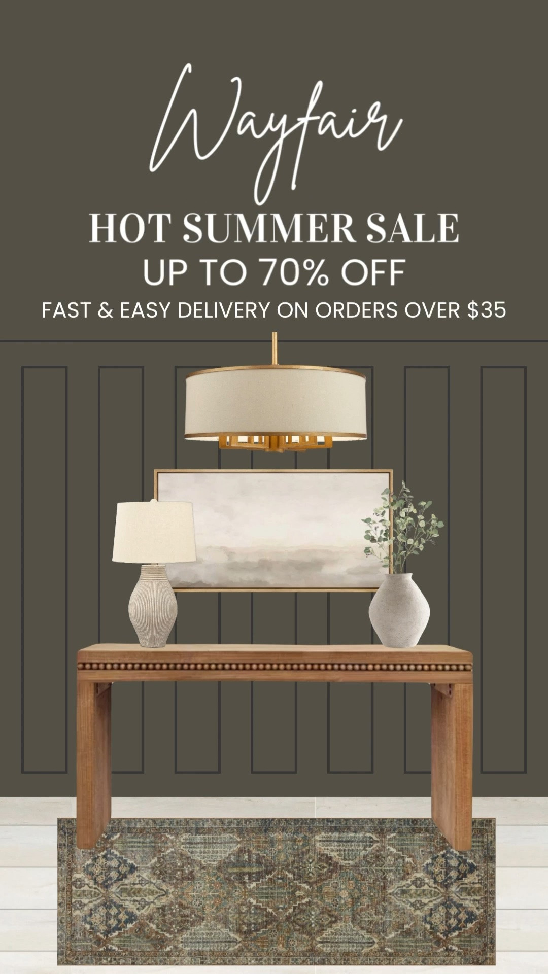 #ad Wayfair’s Hot Summer Sale is happening now! Get up to 70% off, plus fast & easy delivery on orders over $35. Ends Monday, June 15th!

#Wayfair #WayfairPartner @Wayfair #homedecor #homedesign #furniture #wallpaper #rugs #interiordesign #sale #home #livingroom

#LTKHome #LTKSaleAlert