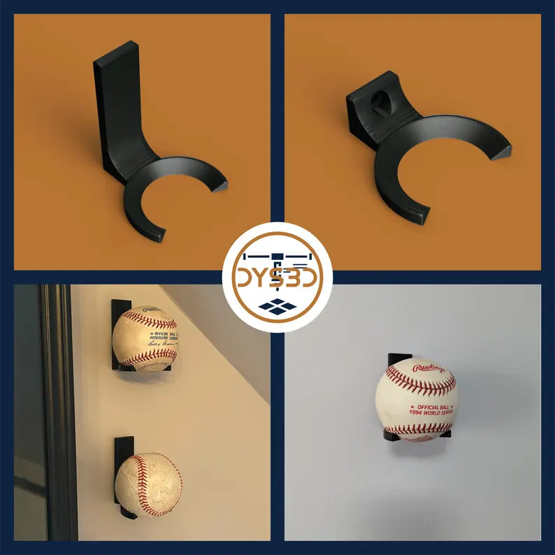 Baseball Wall Display Mount | Etsy (US)