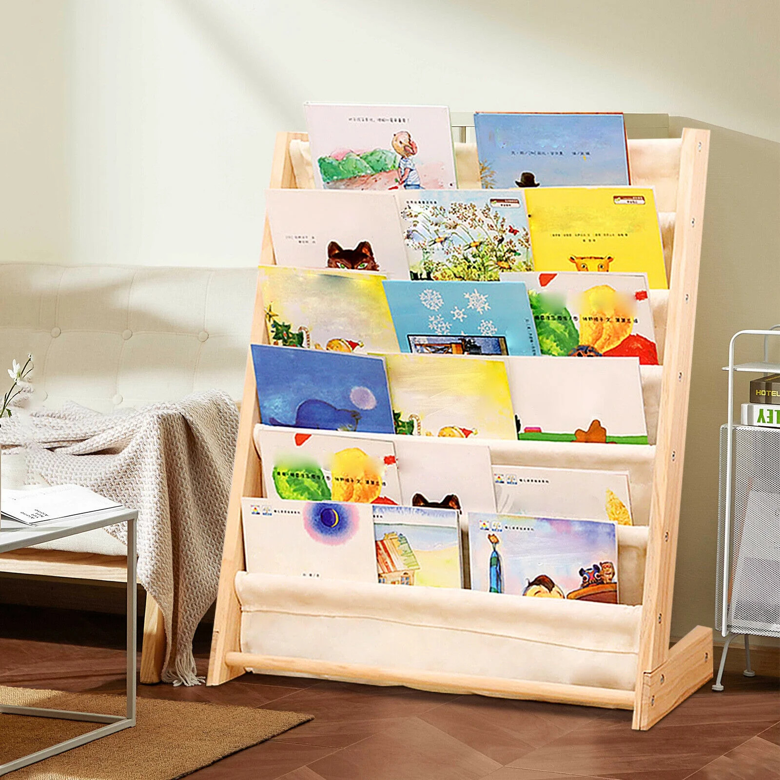 Miumaeov 6 Tiers Bookcase Kids Book Shelf Rack Storage Bookshelf Tidy Organizer Holder - Walmart.... | Walmart (US)