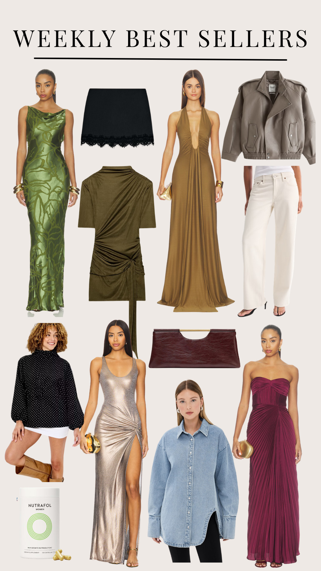 Weekly Best Sellers ✨

Wedding guest dresses
Revolve fashion
Fall outfits women
Zara fashion
Date night outfits
Abercrombie jeans
Leather jacket

#LTKgrwm #LTKootd #LTKWedding