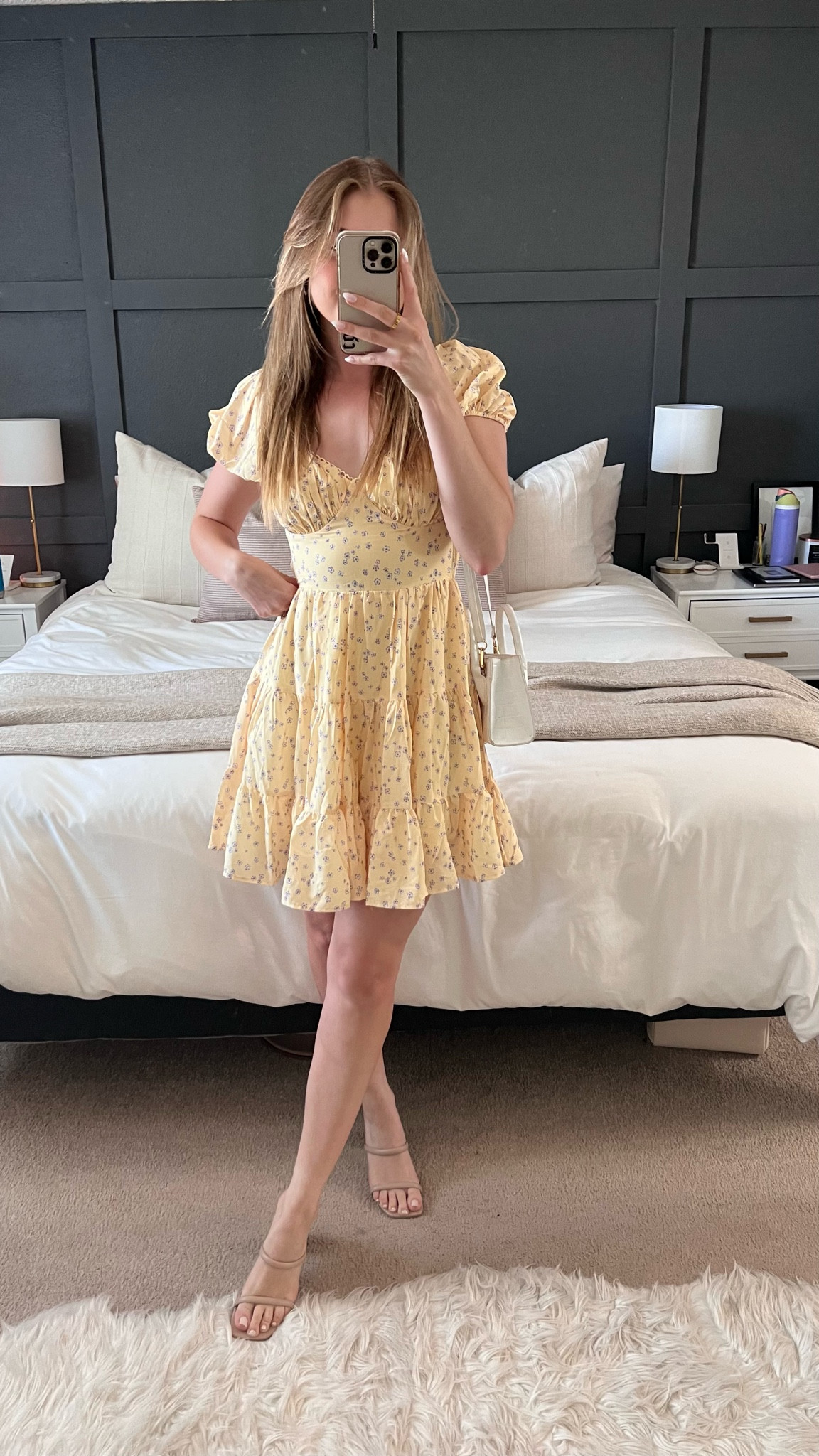 Danny Mini Dress Yellow Floral curated on LTK