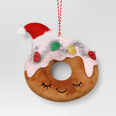 6" Christmas Fabric Donut Ornament - Wondershop™ | Target