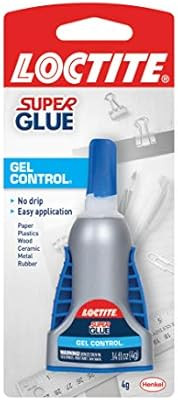 Loctite Super Glue Gel Control, 4 Gram Bottle (1364076), Clear, Single | Amazon (US)