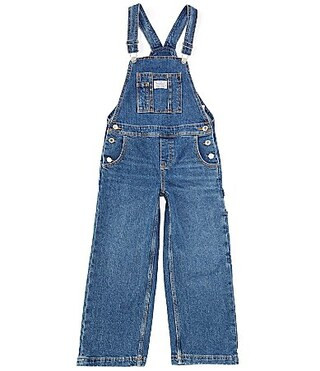 Levi'sÂ® Big Girls 7-16 Sleeveless Baggy Denim Overalls - 10 | Dillard's