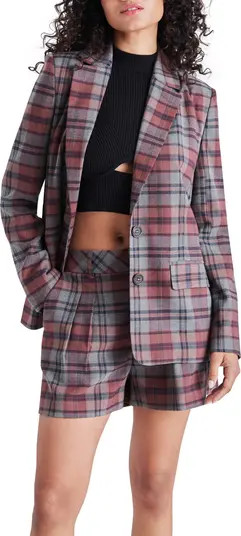Oversize Fit Plaid Blazer | Nordstrom